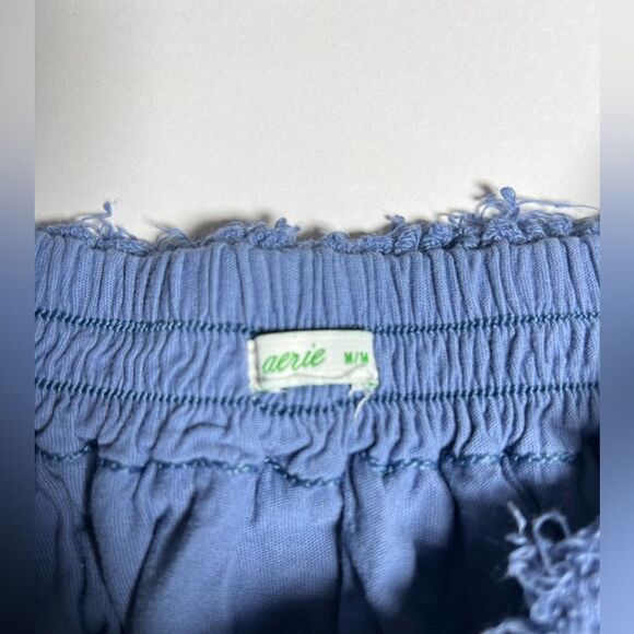 Aerie Weekend Ruffle Mini Skirt (Marbled Blue) - Picture 5 of 5